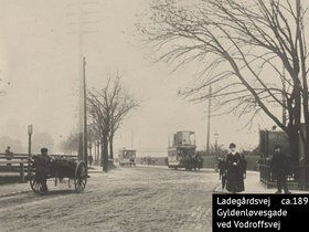 Ladegårdsvej (senere Gyldenløvesgade) mellem Vodroffsvej og Nørre Søgade set fra den senere Åboulevard ca.1893.jpg